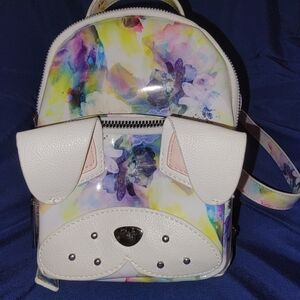Betsey Johnson Floral Watercolor Mini Backpack